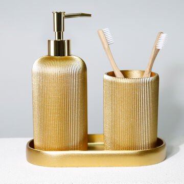 Lydia Sıvı Sabunluk Altın