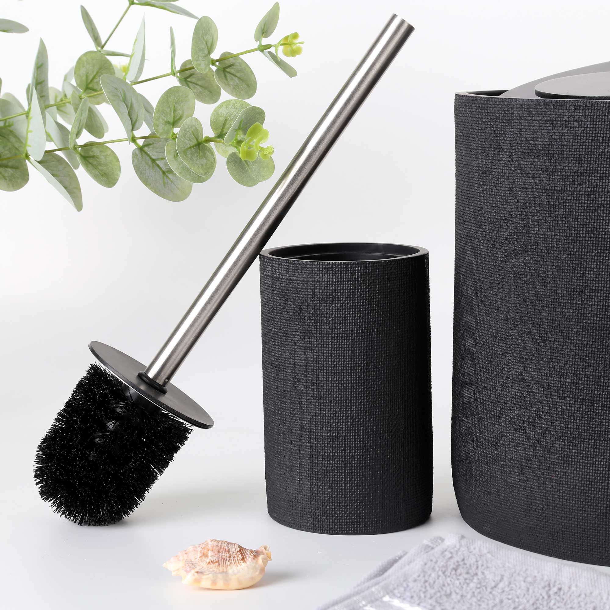 Linen Banyo Seti Siyah