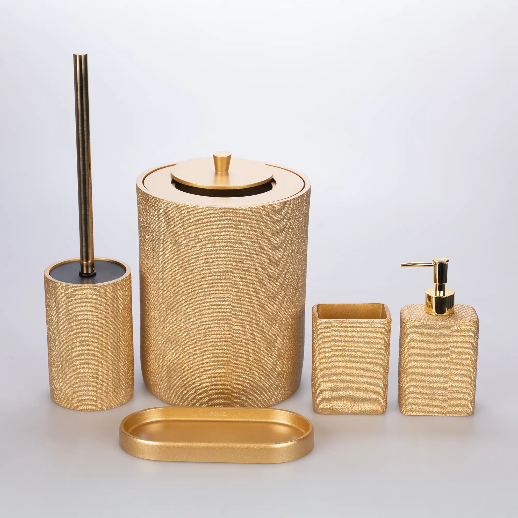 Linen Banyo Seti Altın