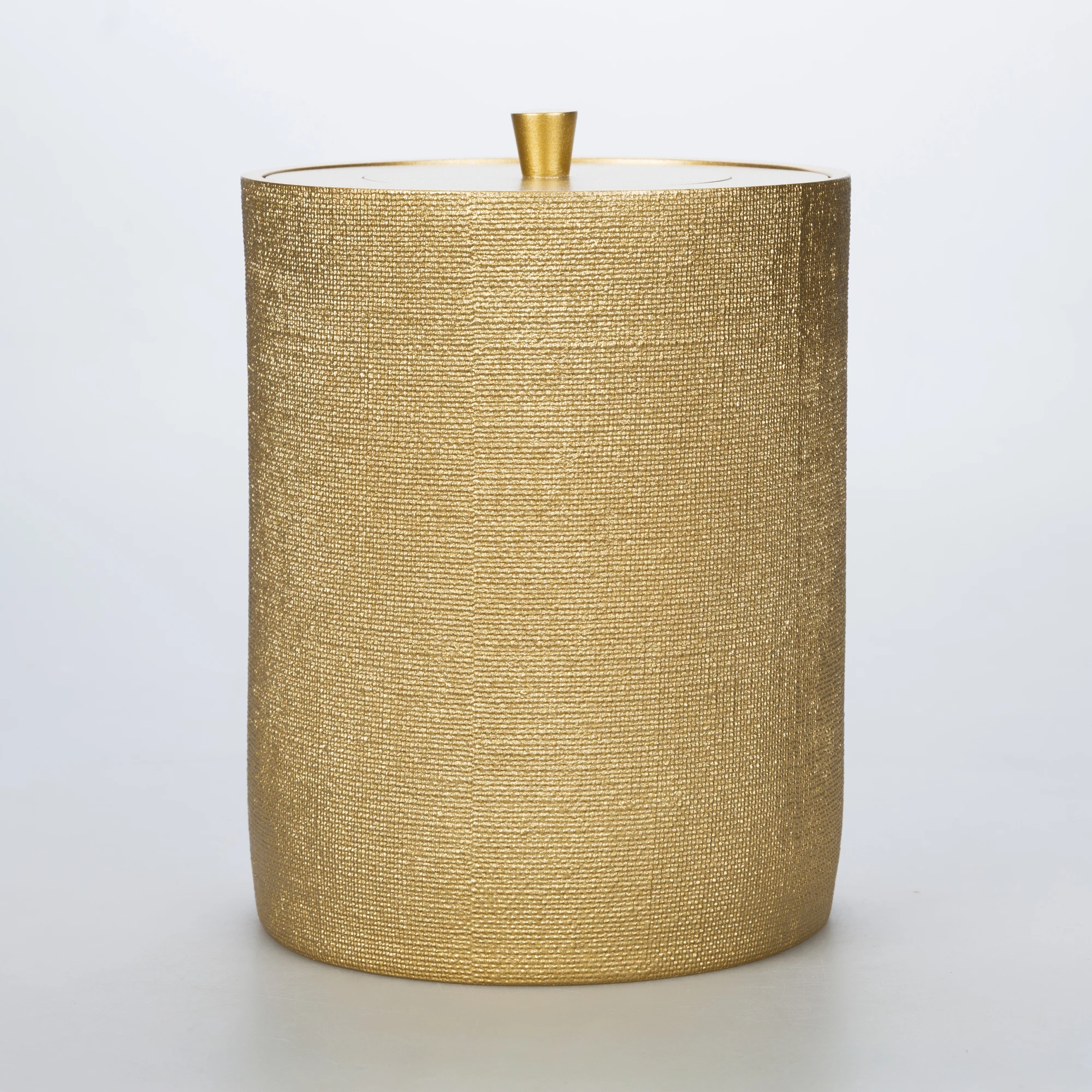 Linen Çöp Kovası Altın