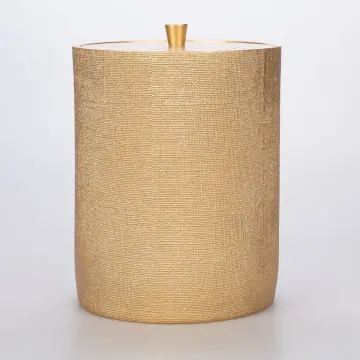 Linen Çöp Kovası Altın