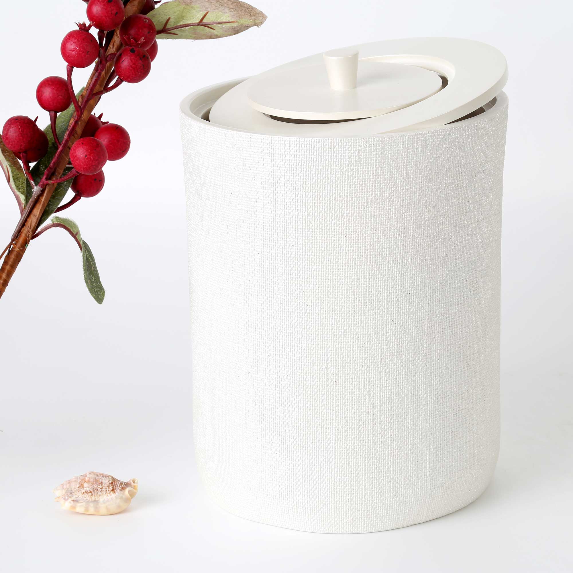 Linen Çöp Kovası İnci