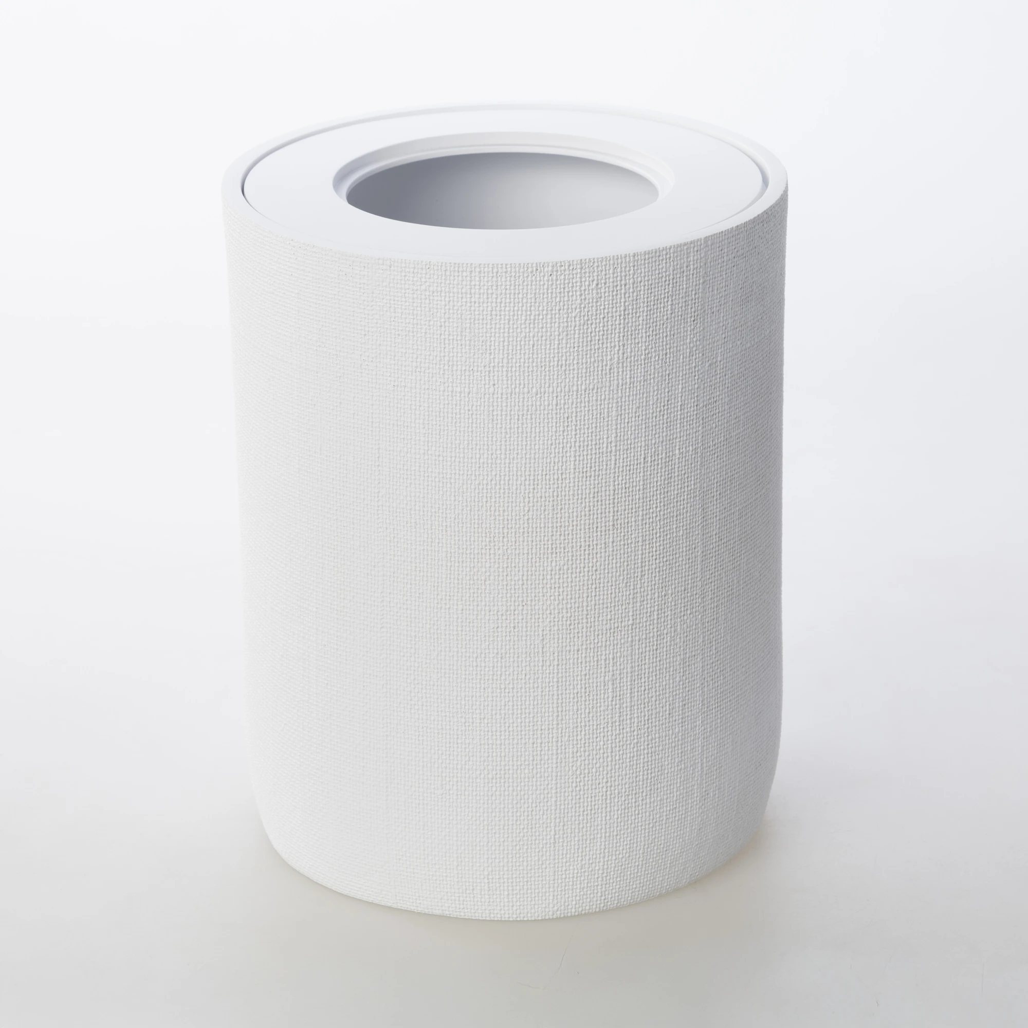 Linen Çöp Kovası Beyaz