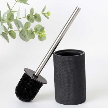 Linen Tuvalet Fırçası Siyah