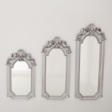 Lucia 3'lü Ayna Gümüş