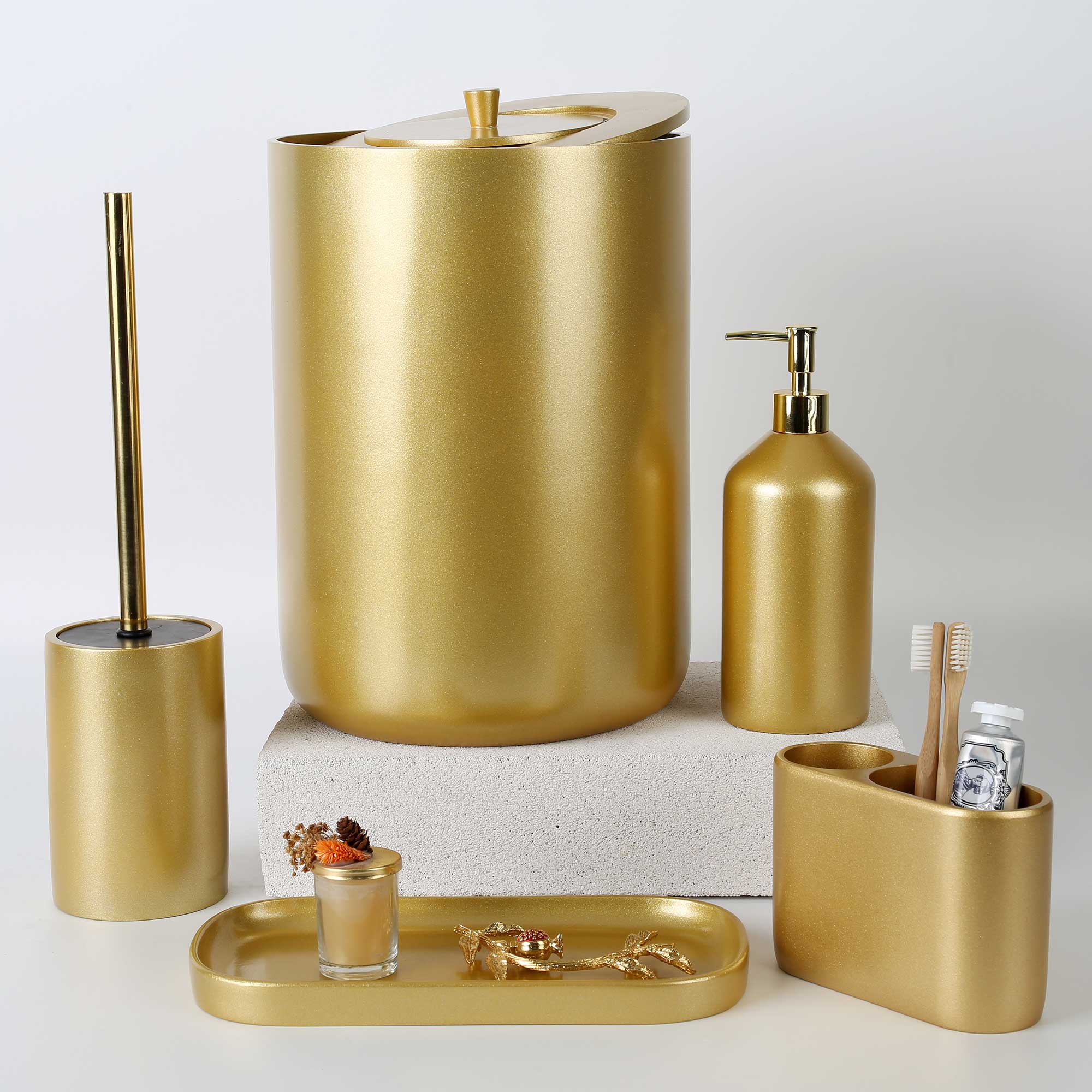 Luxe Banyo Seti Altın