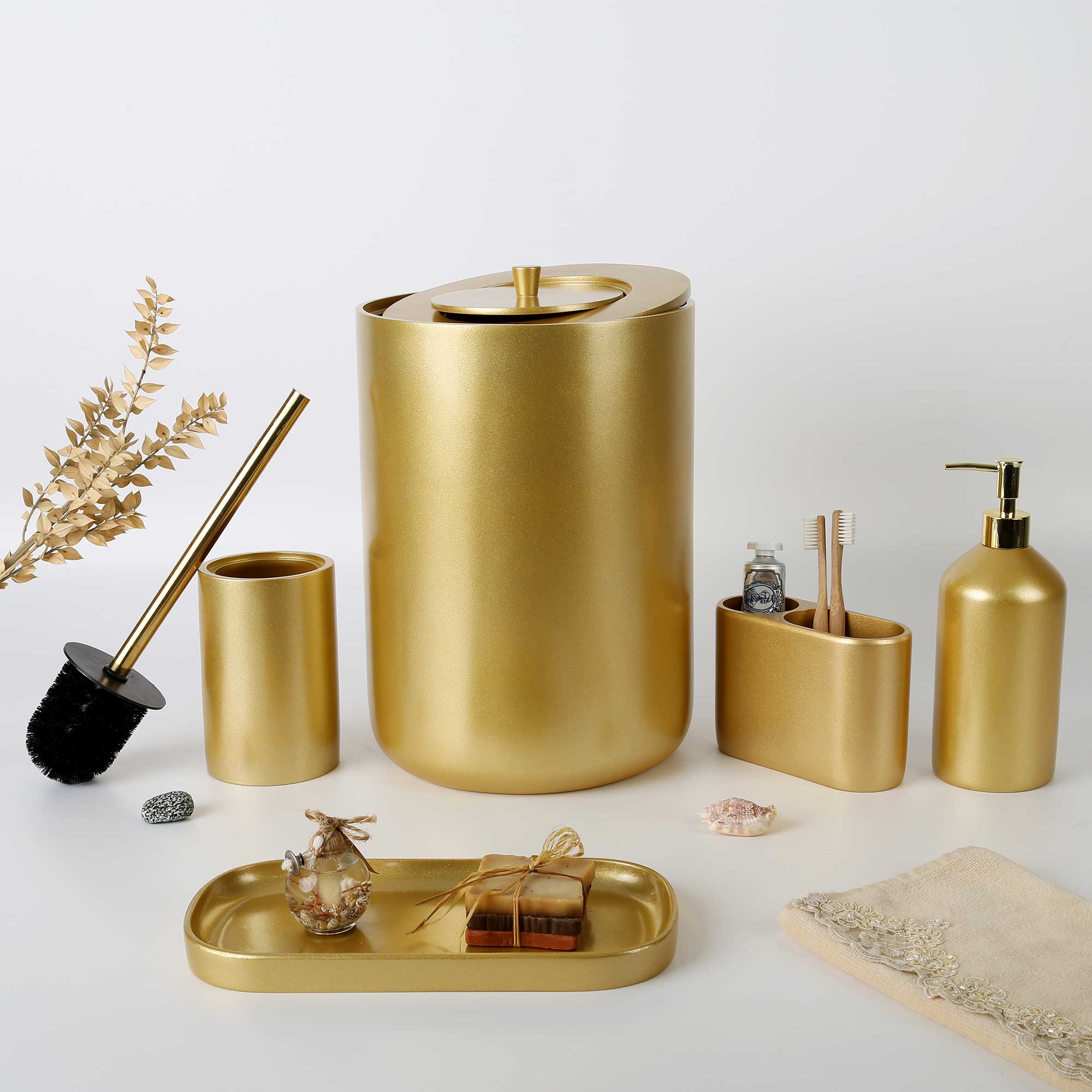 Luxe Banyo Seti Altın