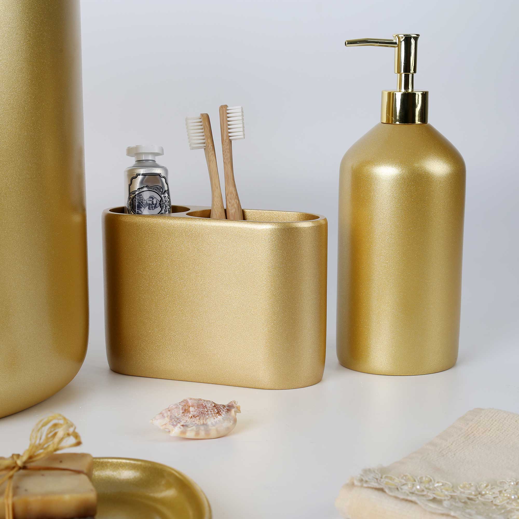 Luxe Banyo Seti Altın