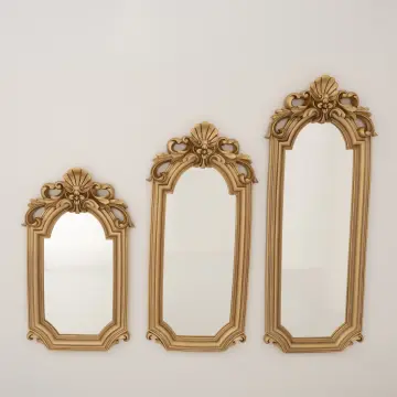 Lucia 3'lü Ayna Altın