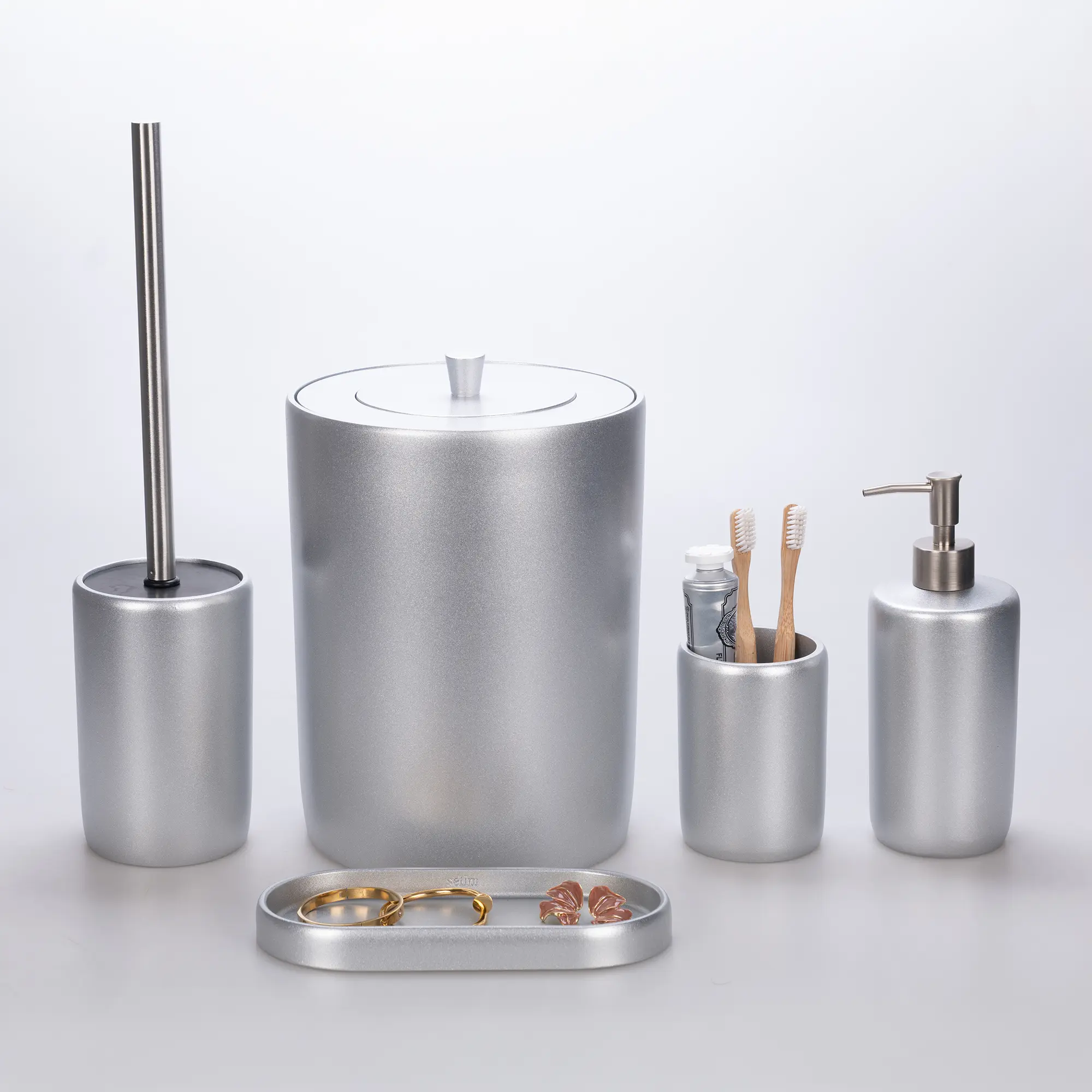 Victoria Banyo Seti Gümüş