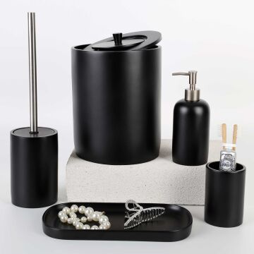 Victorian Bathroom Set Black