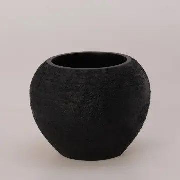 Morocco Küçük Vazo Siyah