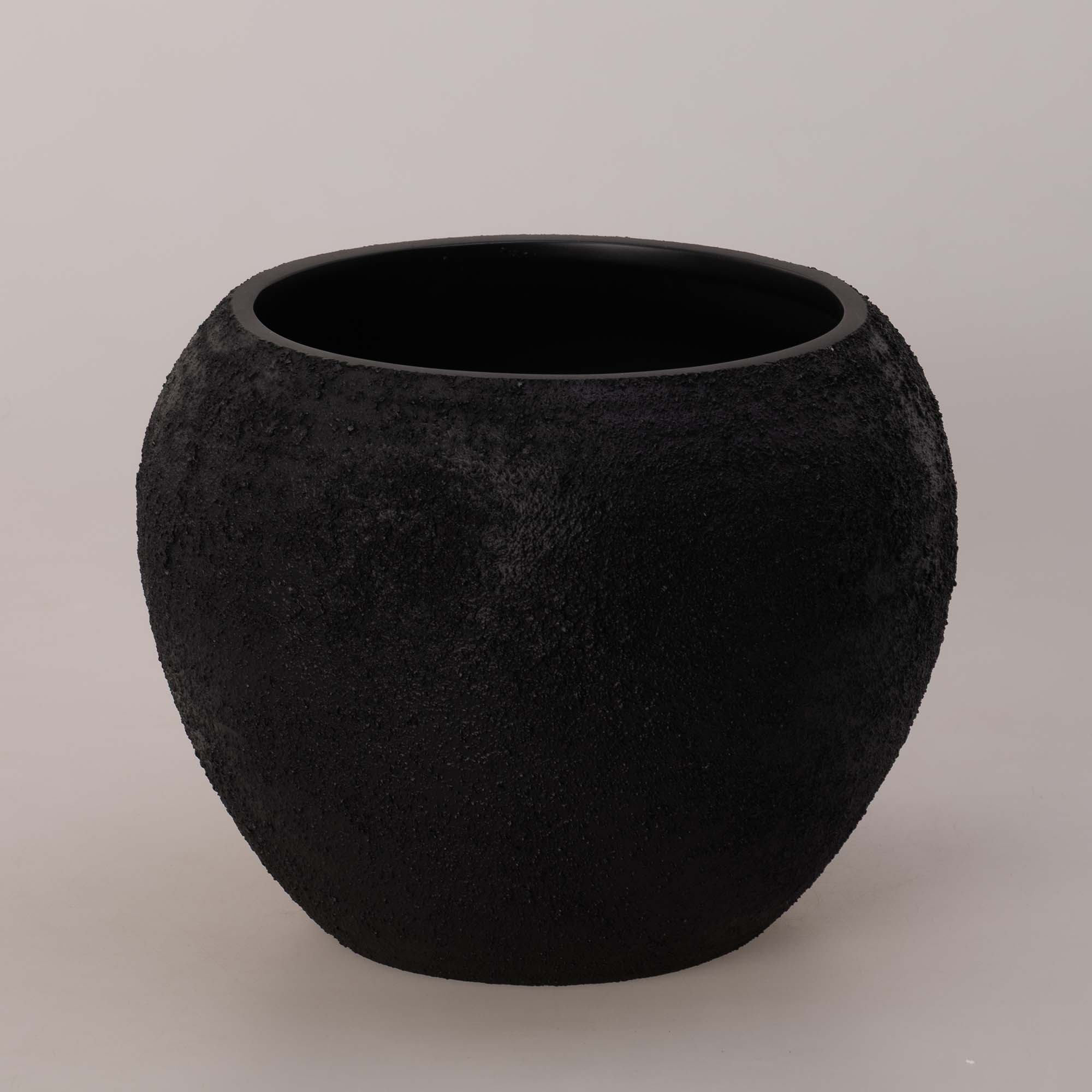 Morocco Büyük Vazo Siyah