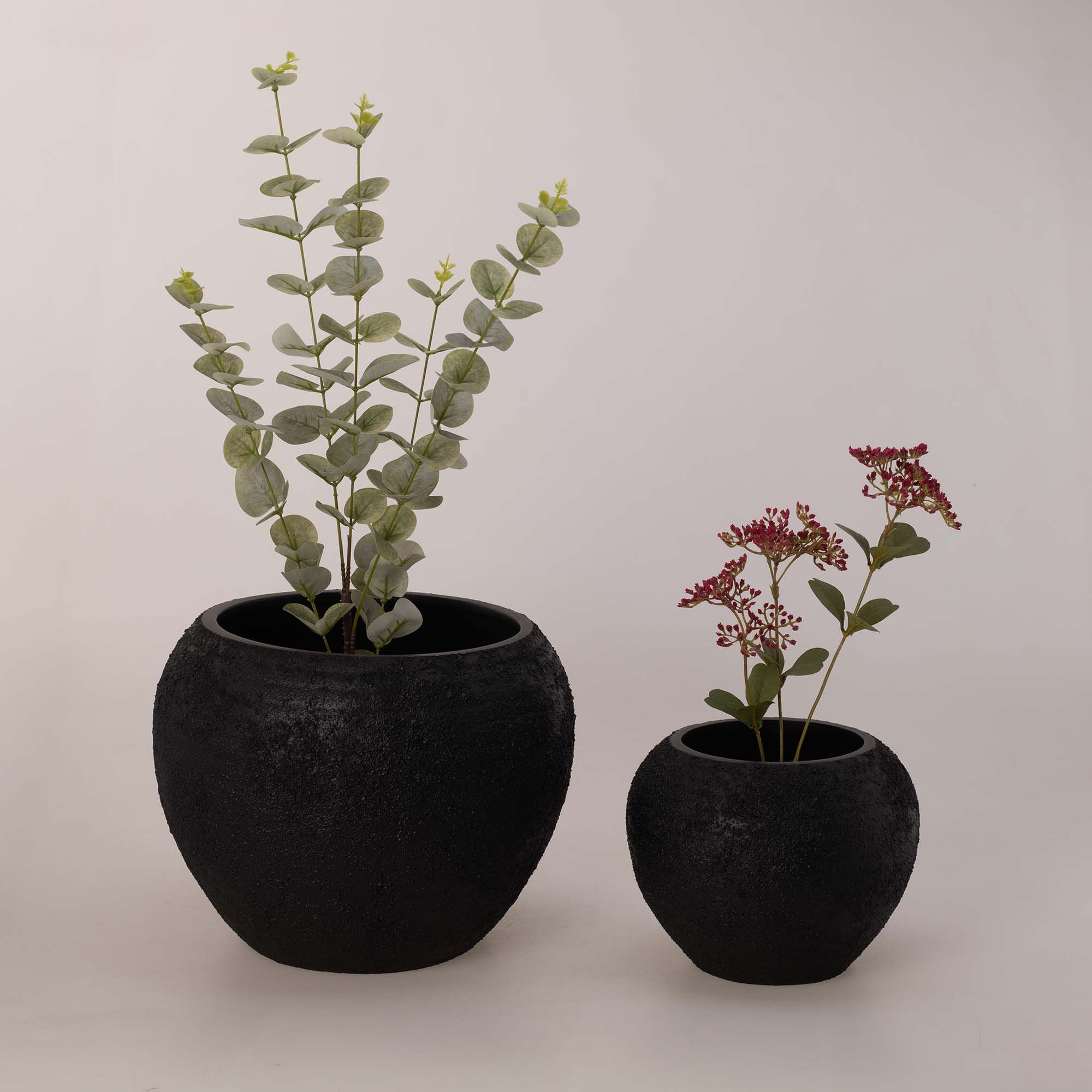 Morocco Büyük Vazo Siyah