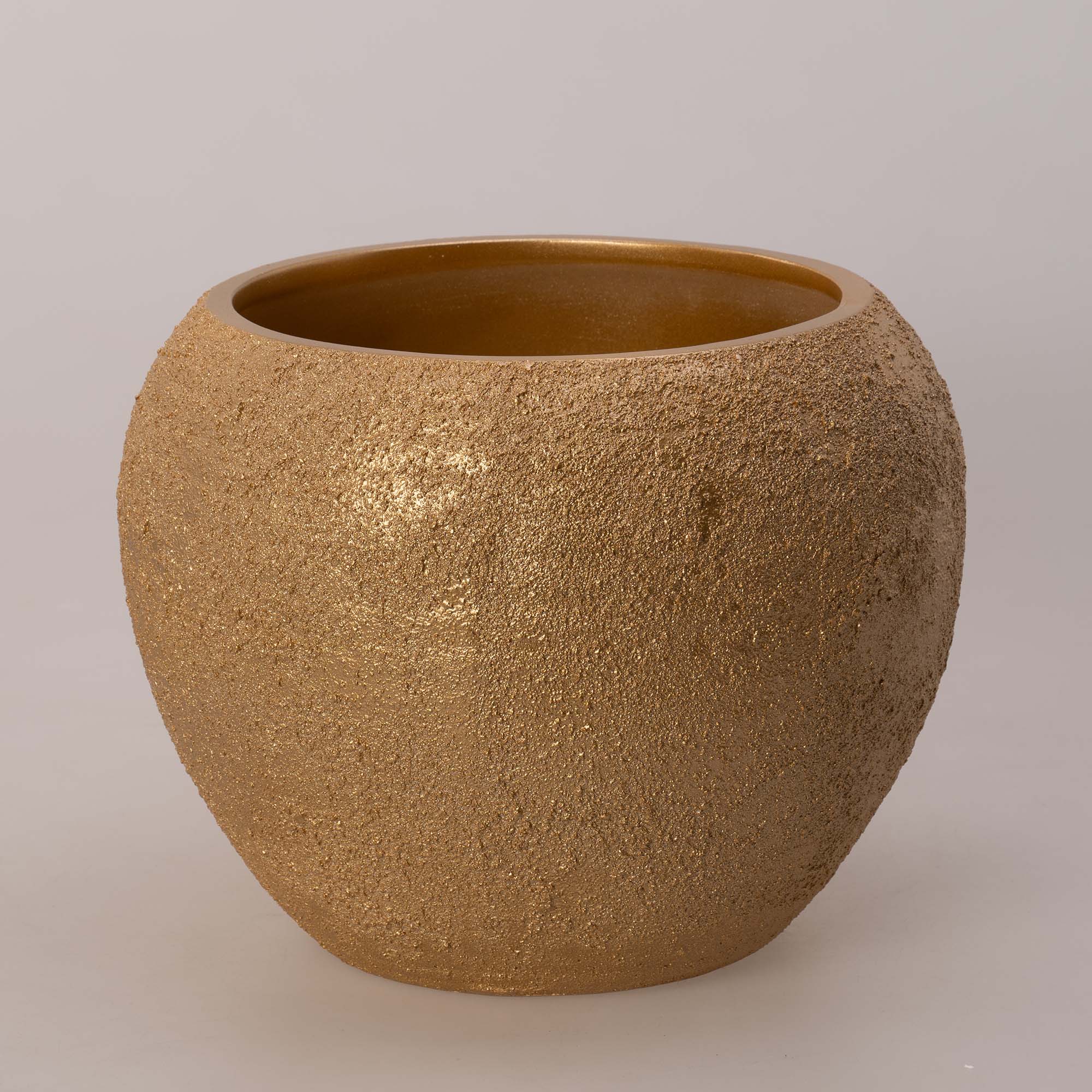 Morocco Büyük Vazo Altın