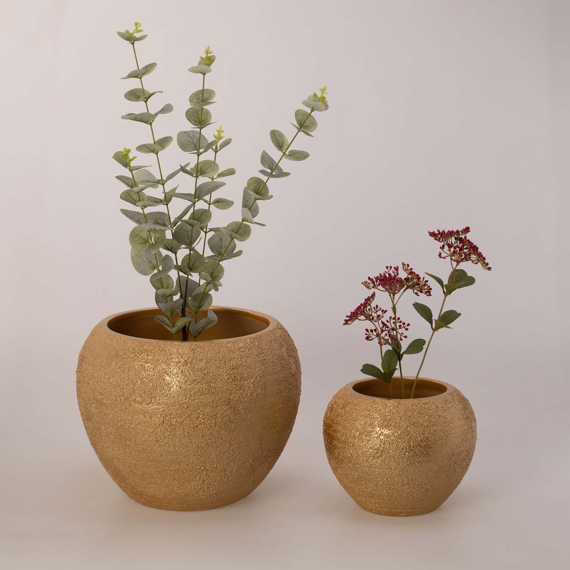 Morocco Büyük Vazo Altın