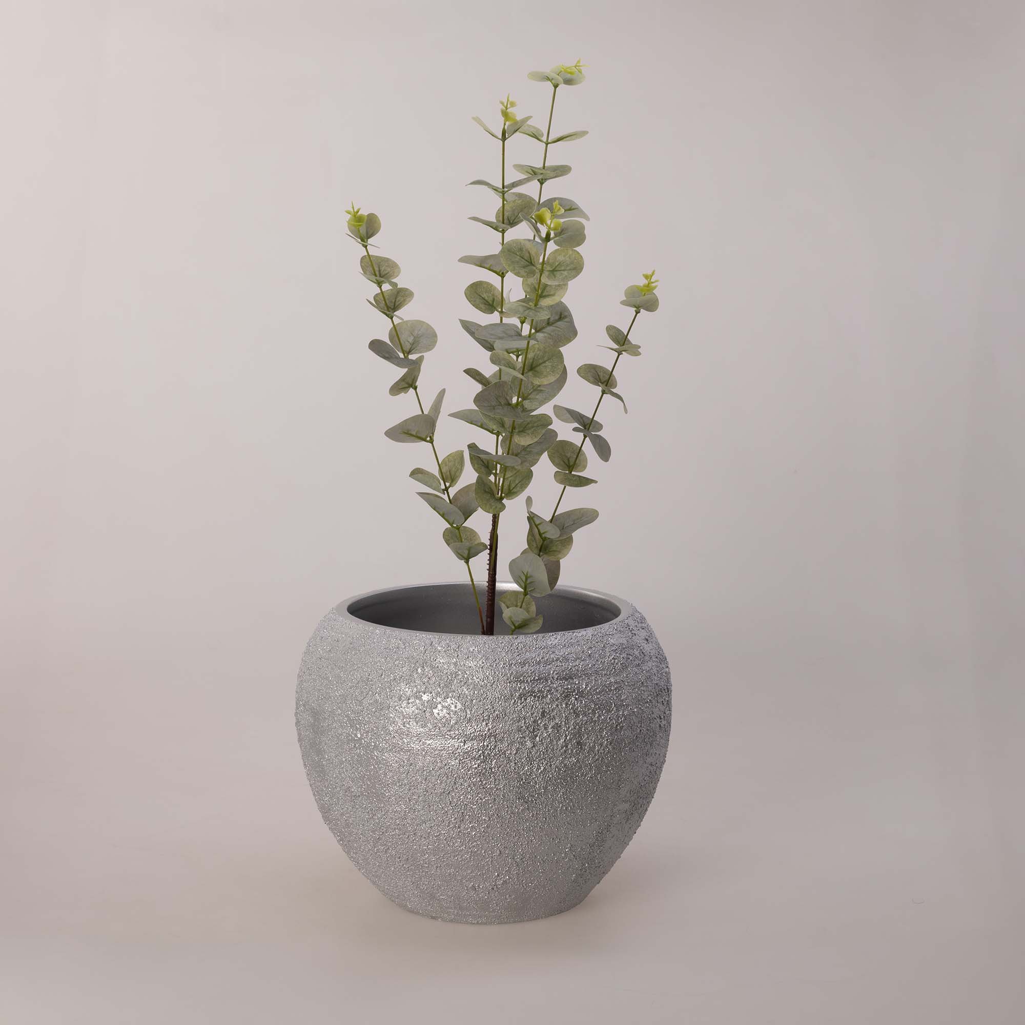 Morocco Büyük Vazo Gümüş