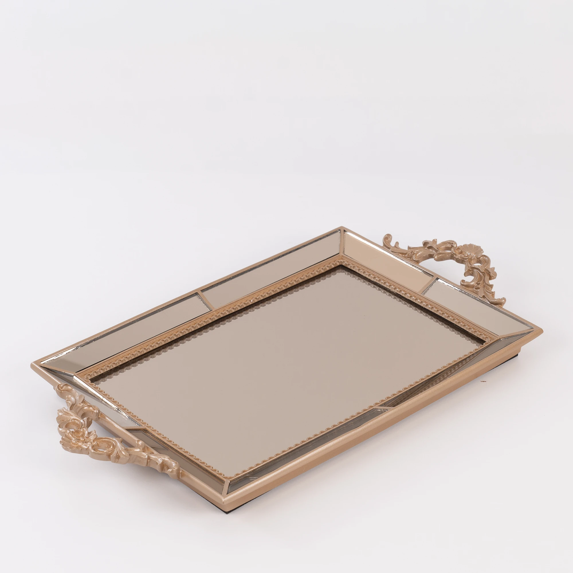 Julia  Aynalı Tepsi Vizon