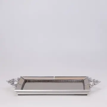 Spiegeltablett Julia Silber