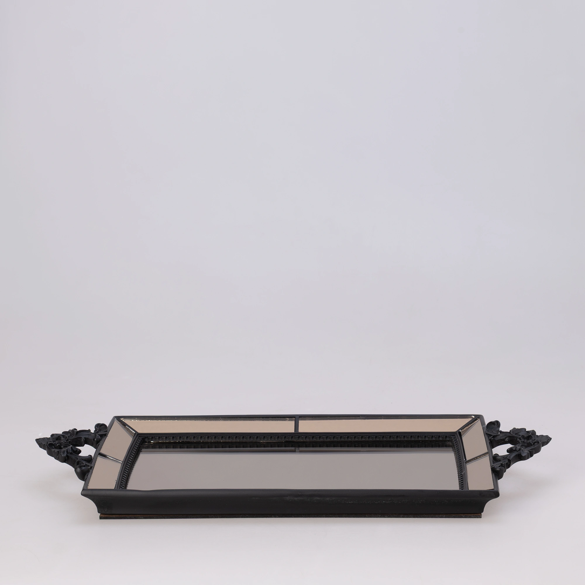 Julia Aynalı Tepsi Siyah