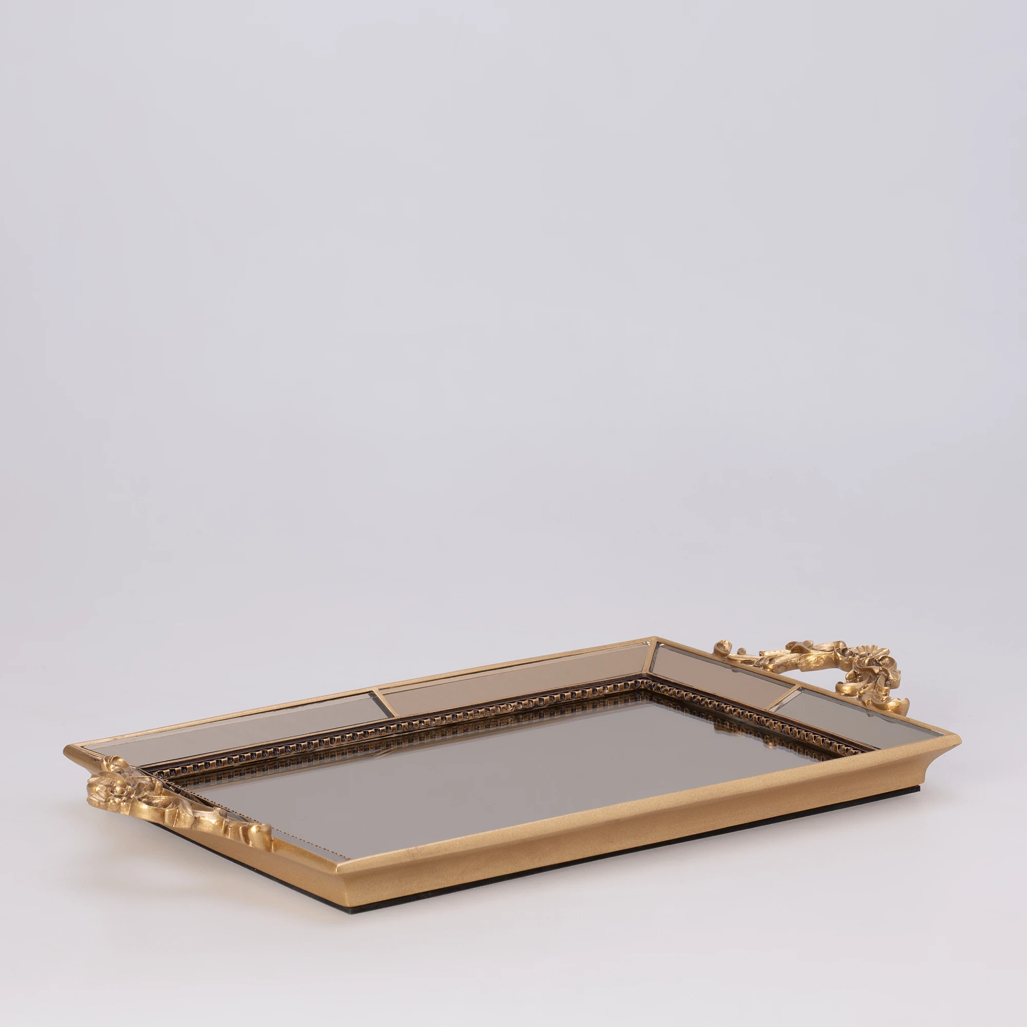 Julia Aynalı Tepsi Altın