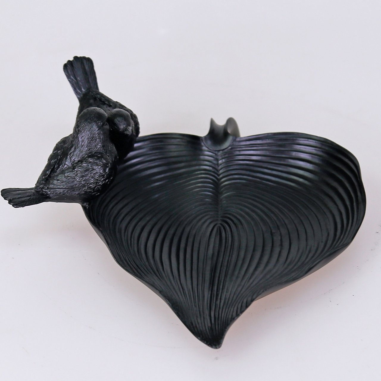 Decorative Bird Plate Black