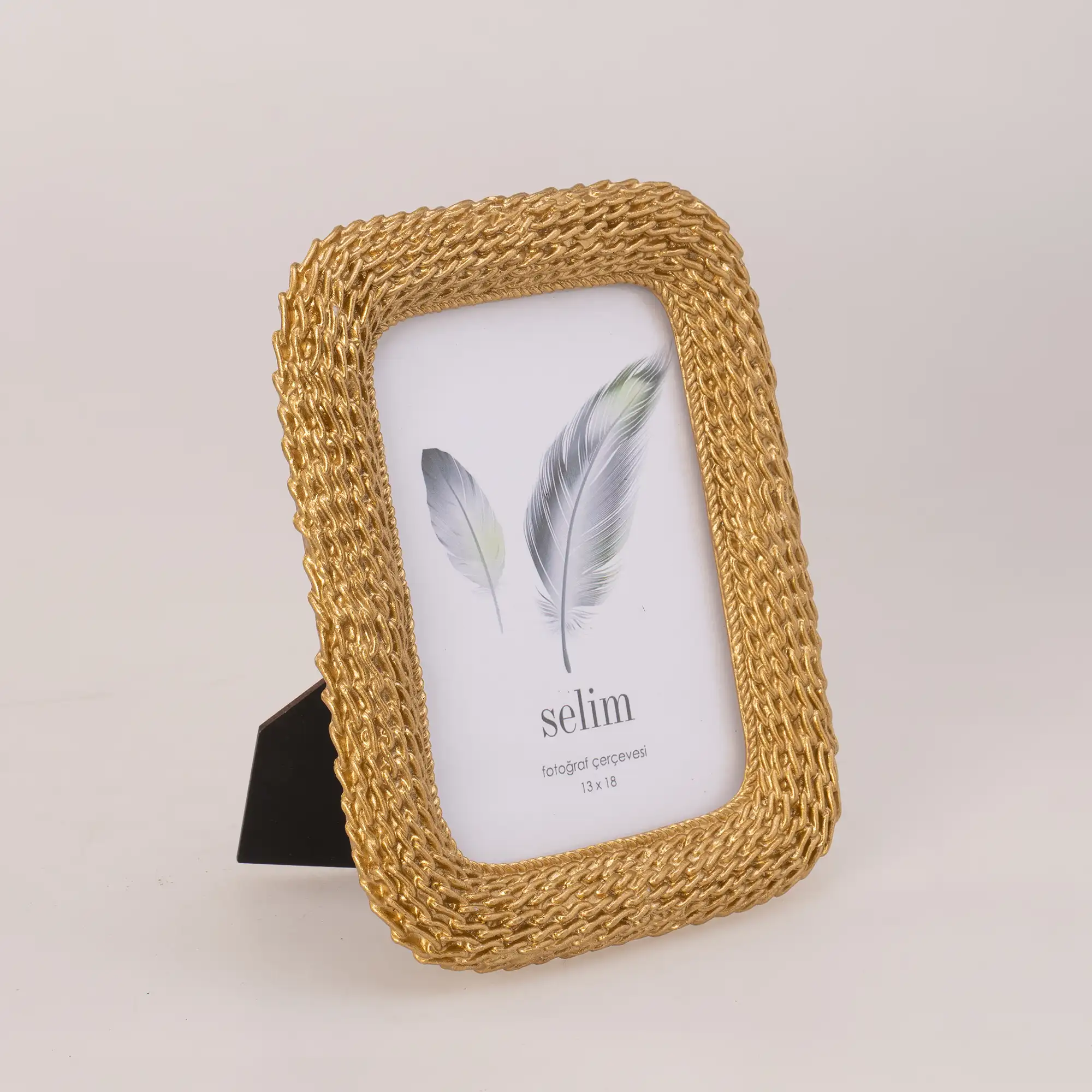 13x18 Chain Çerçeve Altın