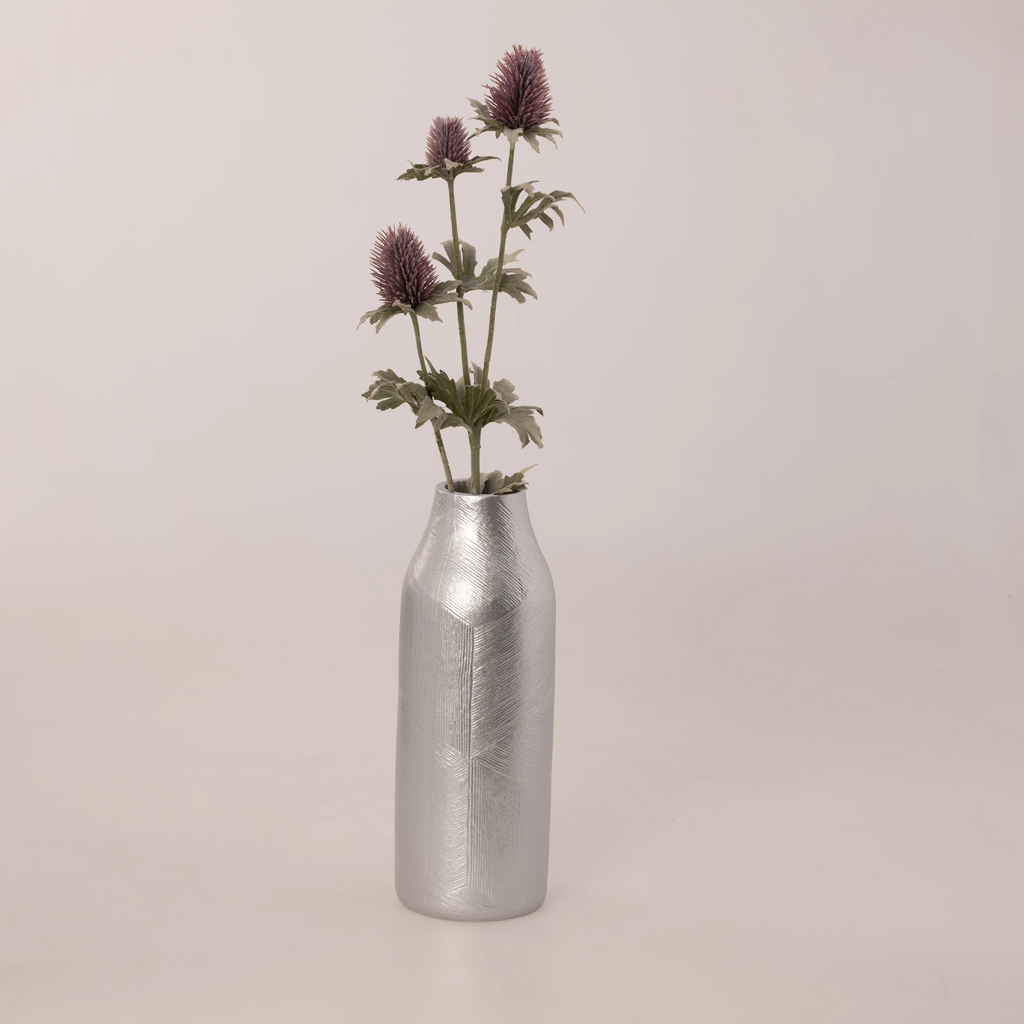 Athena Büyük Vazo Gümüş