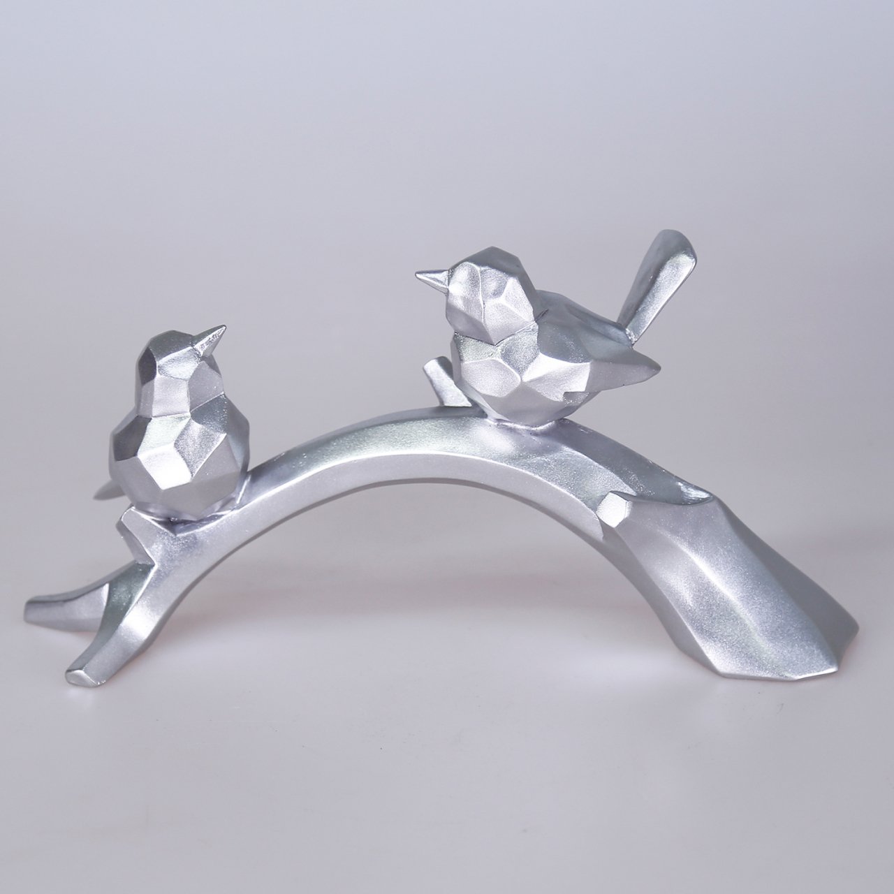 Sparrow 2 Pack Bird Silver