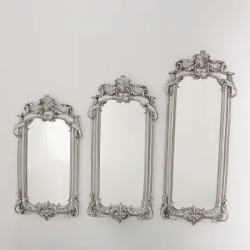 Royal 3'lü Ayna Gümüş