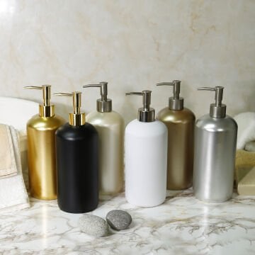 Smooth Büyük Sıvı Sabunluk Gümüş