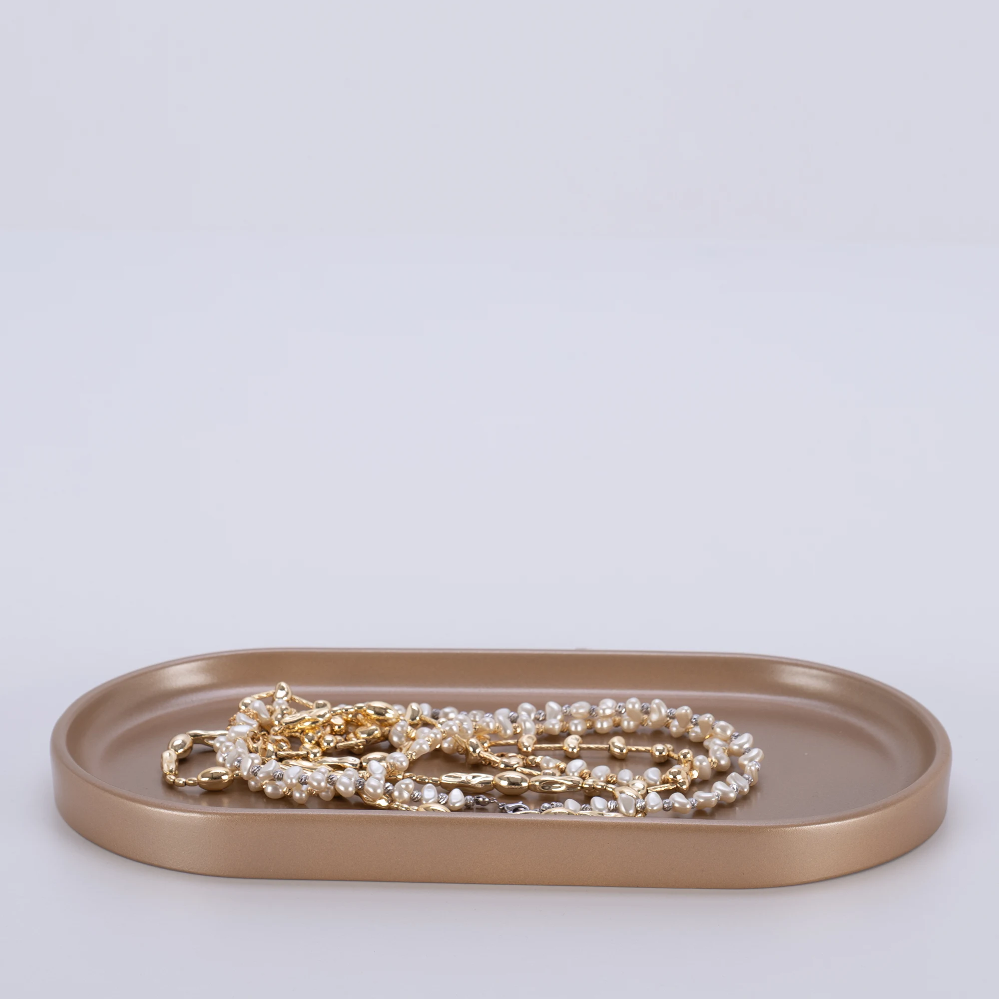 Victoria Oval Tepsi Küçük Vizon