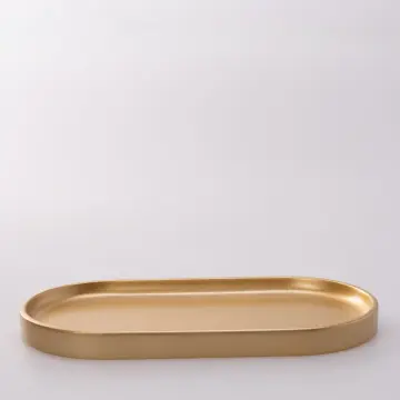 Victoria Oval Tray Small Gold
