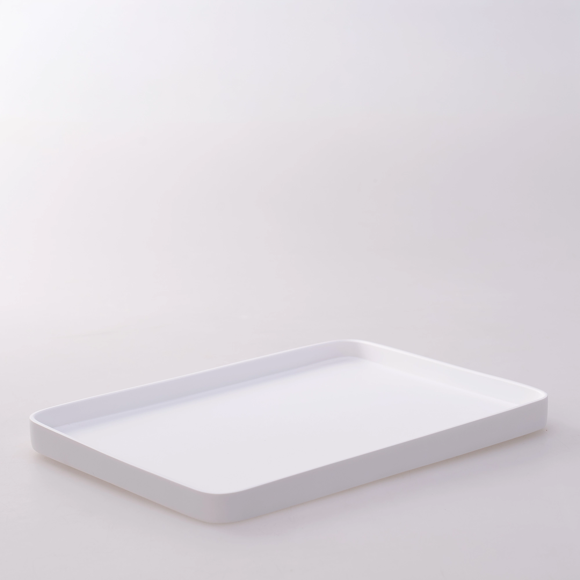 Victoria Dikdörtgen Tepsi Büyük Beyaz