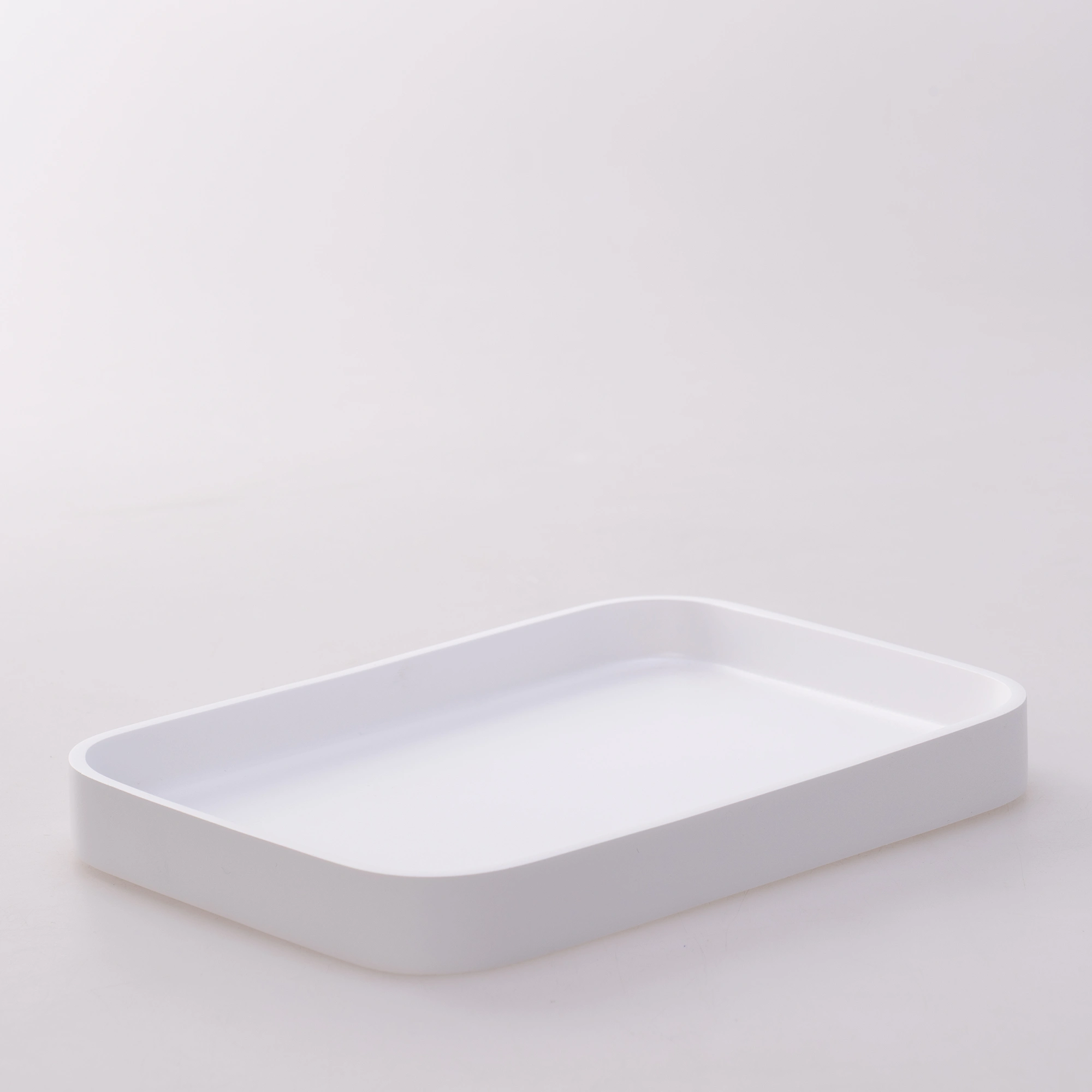 Victoria Dikdörtgen Tepsi Küçük Beyaz