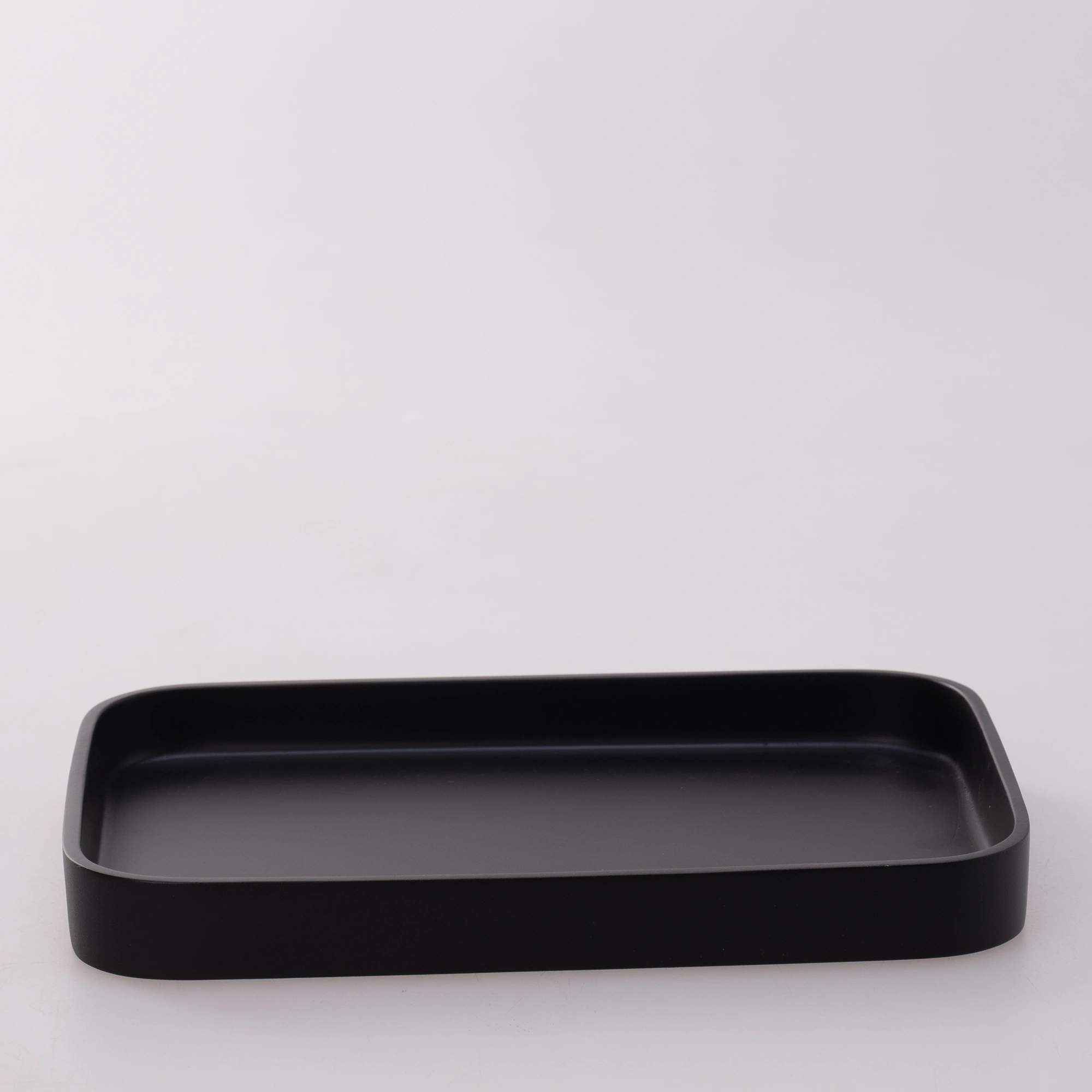 Victoria Dikdörtgen Tepsi Küçük Siyah