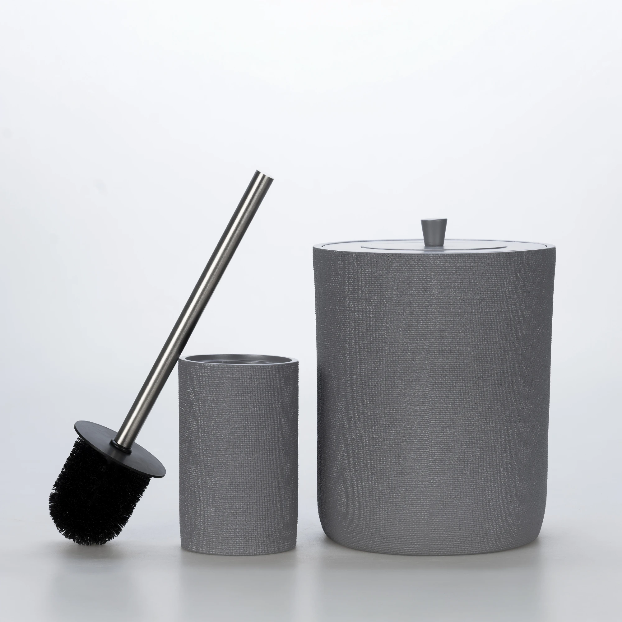 Linen Banyo Seti Gri