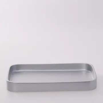 Victoria Dikdörtgen Tepsi Küçük Gümüş