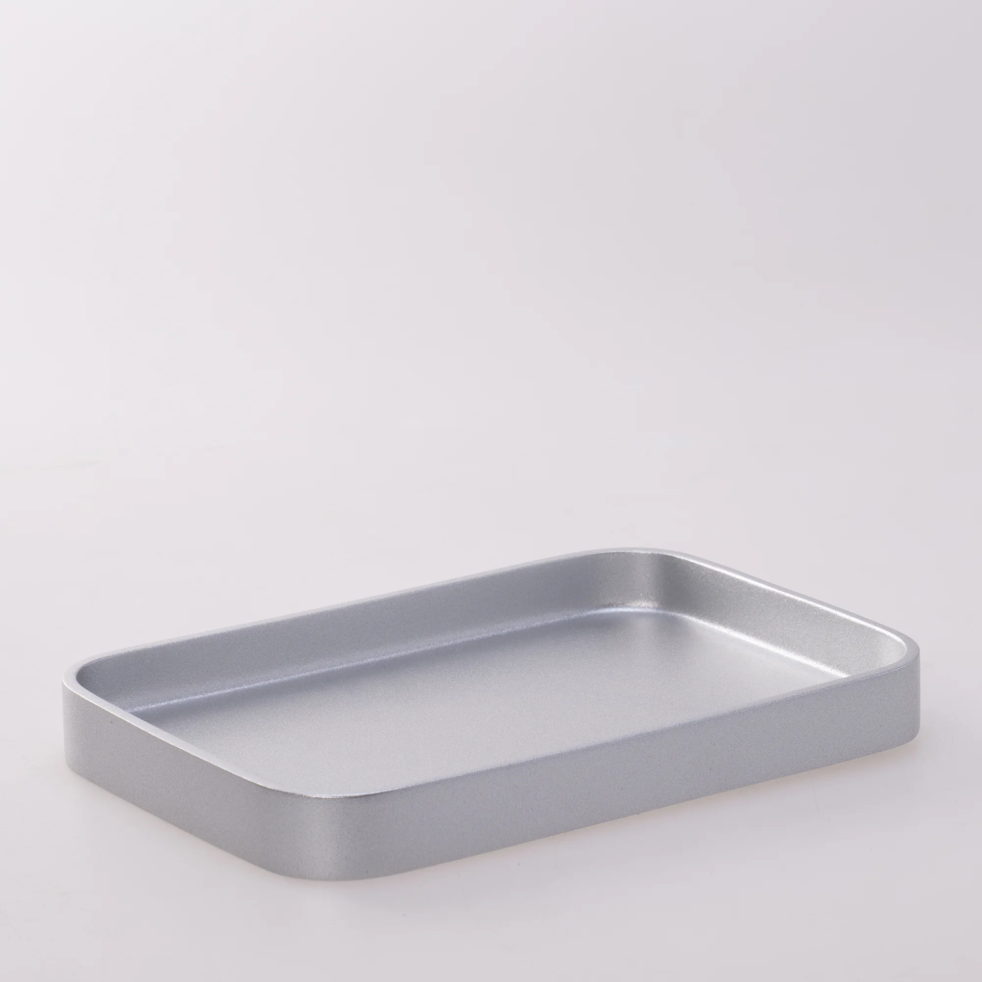 Victoria Dikdörtgen Tepsi Küçük Gümüş