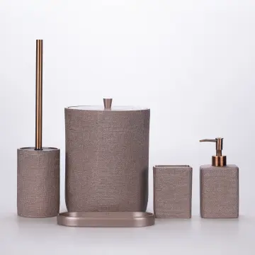 Linen Banyo Seti Taupe