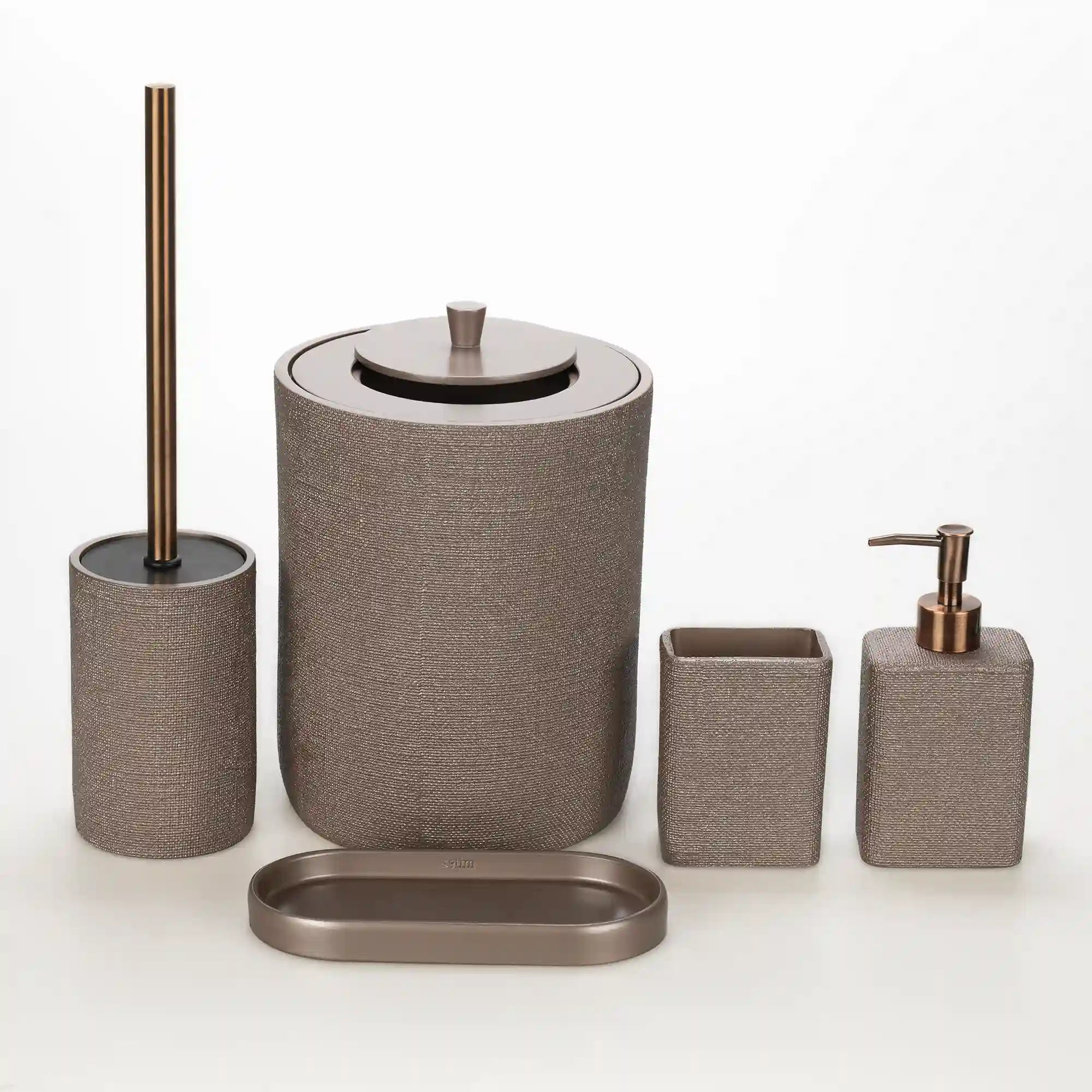 Linen Banyo Seti Taupe