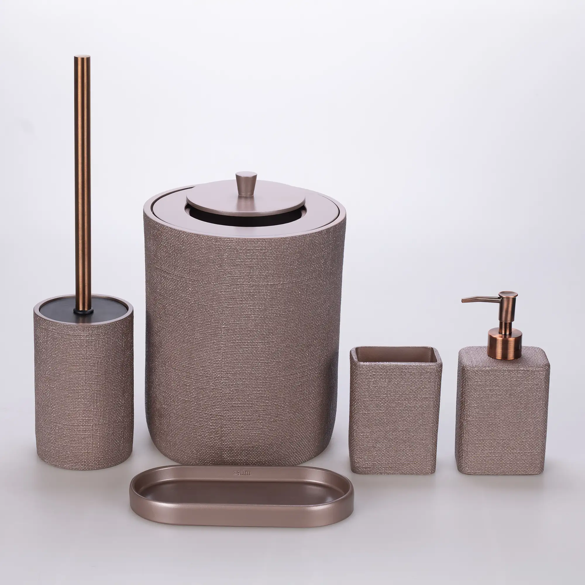 Linen Banyo Seti Taupe