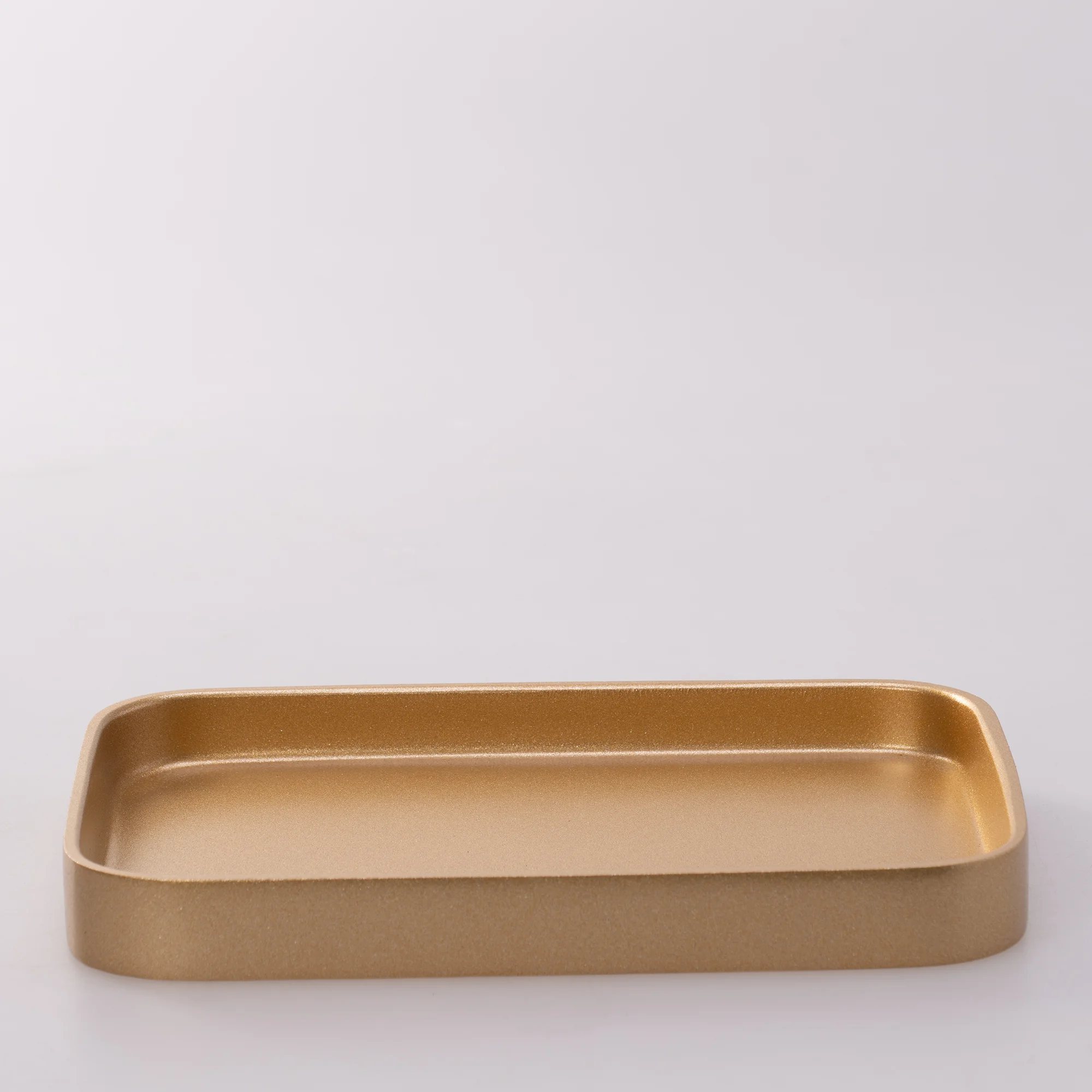 Victoria Dikdörtgen Tepsi Küçük Altın