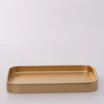 Victoria Rectangle Tray Small Gold