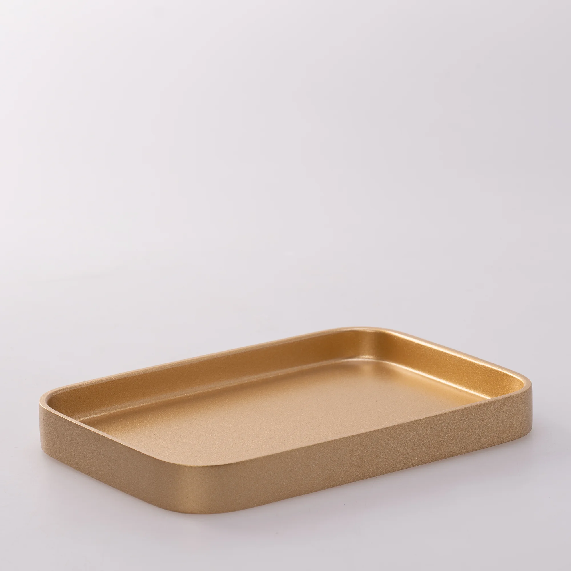 Victoria Dikdörtgen Tepsi Küçük Altın