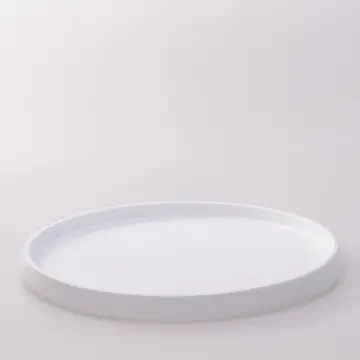 Victorian Round Tray White
