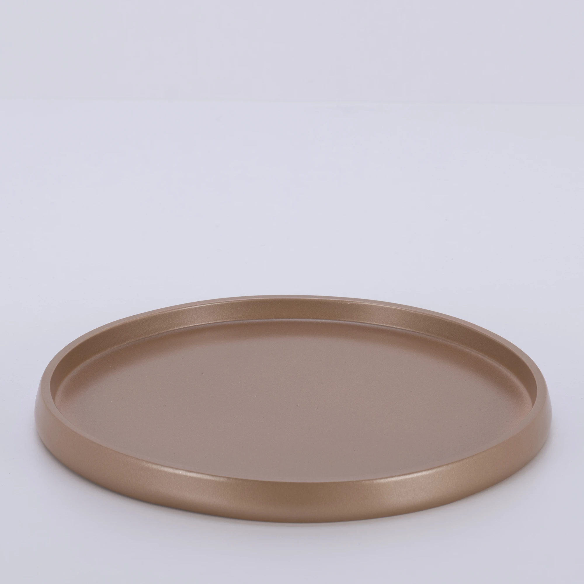 Victoria Yuvarlak Tepsi Vizon