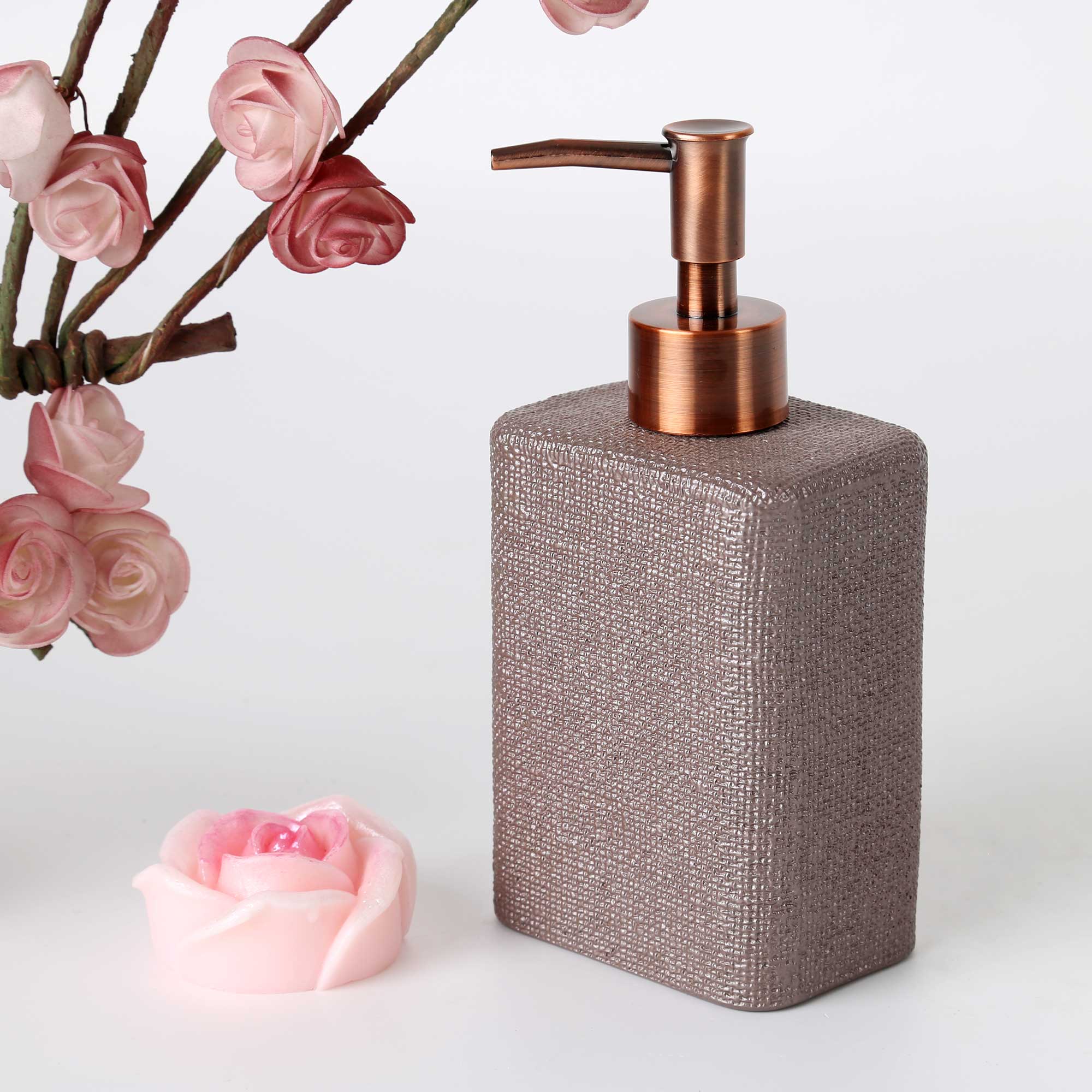 Linen Sıvı Sabunluk Taupe