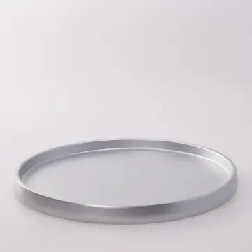 Victoria Yuvarlak Tepsi Gümüş