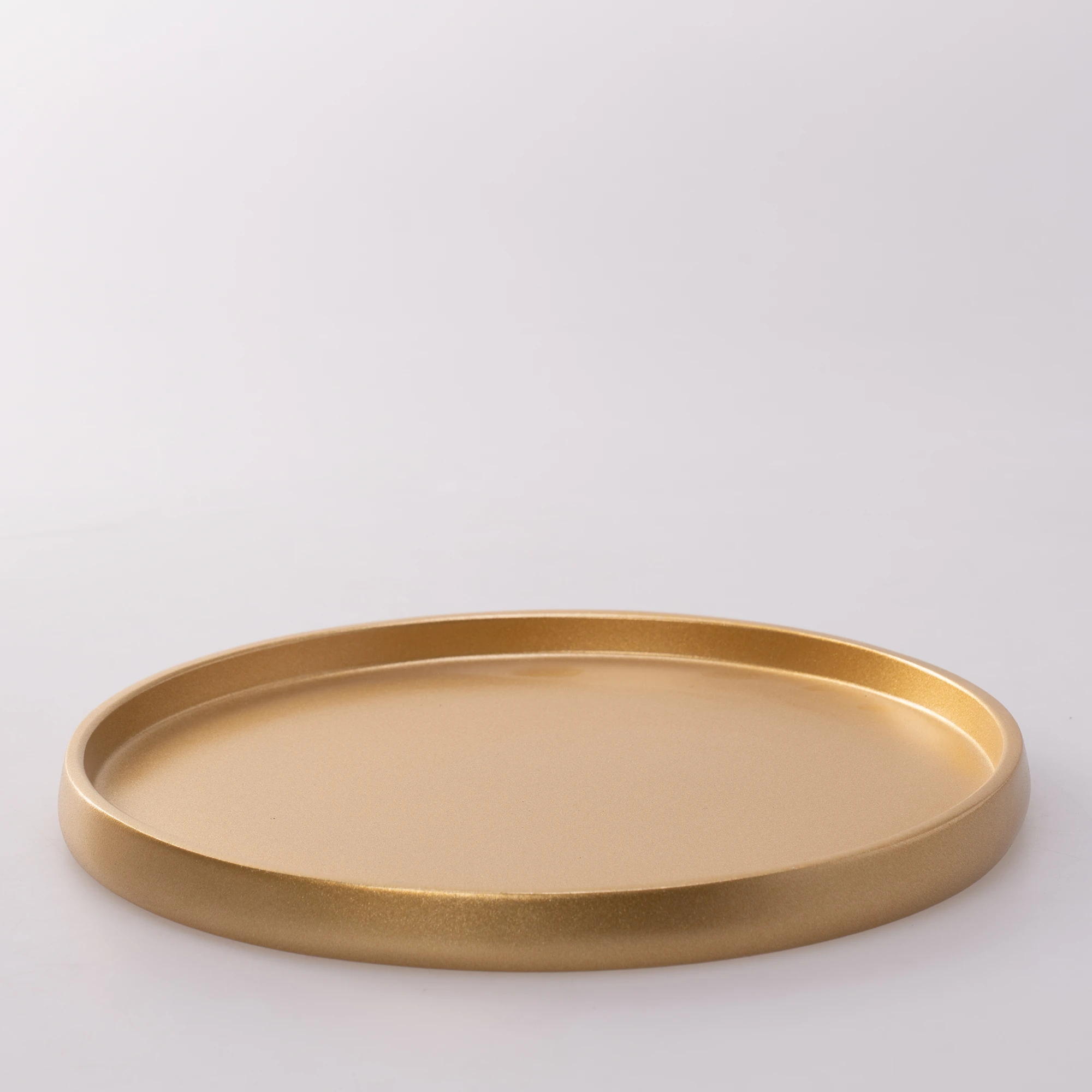 Victoria Yuvarlak Tepsi Altın